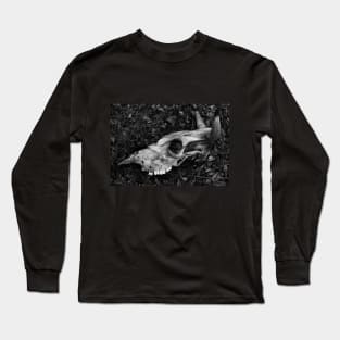 Dead cow bnw skull Long Sleeve T-Shirt